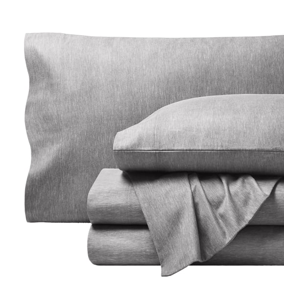 Juego de sábanas Bare Home de franela 100% algodón, tamaño Twin XL, color gris