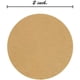 thumbnail image 2 of Xiao Hua sticker de Papel kraft Marrón natural de 2 Pulgadas, sticker circular en Blanco, Adecuada para Manualidades, Pañuelos y Etiquetas de Frascos, 1 Rollo/500 Hojas, 2 of 4