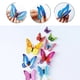 thumbnail image 4 of Decoración de pared de mariposas, 24 unidades, pegatinas 3D de mariposas para decoración de fiestas con imanes (coloridas, 24), 4 of 6