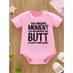 thumbnail image 3 of Newborn Infant Short Sleeve Romper Letter Graphic Crew Neck Bodysuit Onesies For Baby Boys Toddler Summer Clothes, 3 of 5