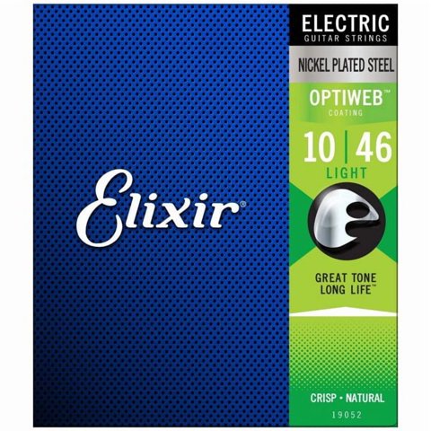 Cuerdas Para Guitarra Eléctrica Elixir Optiweb Light 10-46