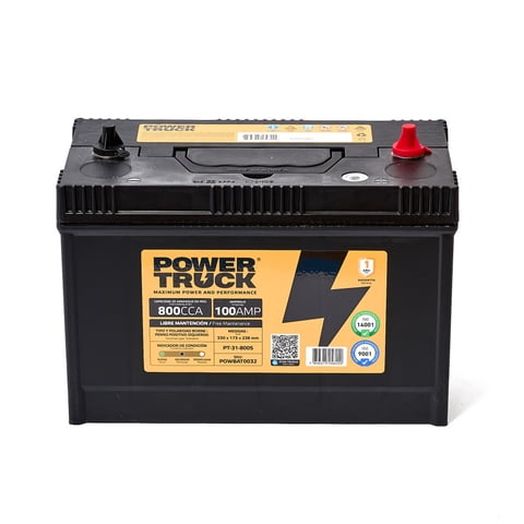 Powertruck - Bateria 100 Amp 800 Cca Borne Con Perno