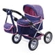 thumbnail image 1 of Cochecito de bebé con diseño de Bayer, moderno, azul/rosa, para muñecas de hasta 46 cm, 1 of 4