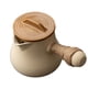thumbnail image 4 of Tetera De Cerámica Estufas Tetera Hervida Para Picnic Senderismo Amantes Del Té Regalo Beige, 4 of 5