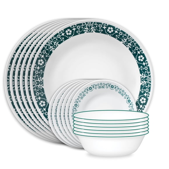Juego de vajilla Corelle Vitrelle de 18 piezas para 6 personas