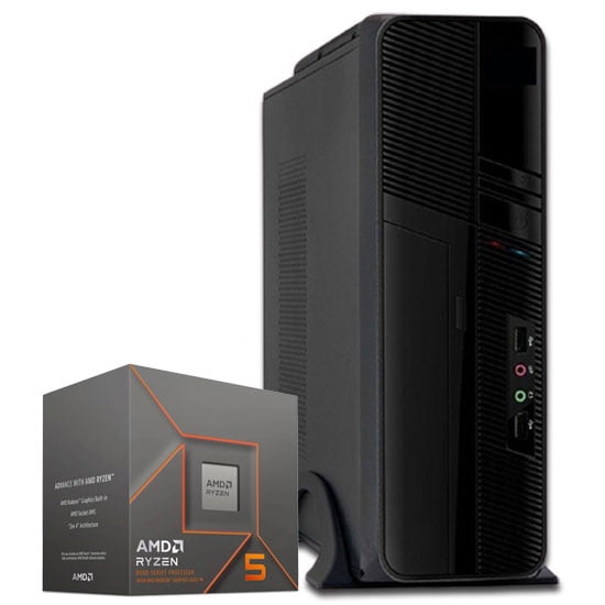 Compuelite - Pc Slim Amd Ryzen 5 8500g 6-core Radeon + 16gb Ddr5 + Wifi | Pch197