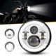 thumbnail image 2 of Faro LED LX-LIGHT de 18 cm cromo, aprobado DOT y E‑Mark, 2 of 7