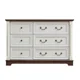 thumbnail image 3 of Comoda Cajonera Beige Walnut 6 Cajones 1,2mts, 3 of 8
