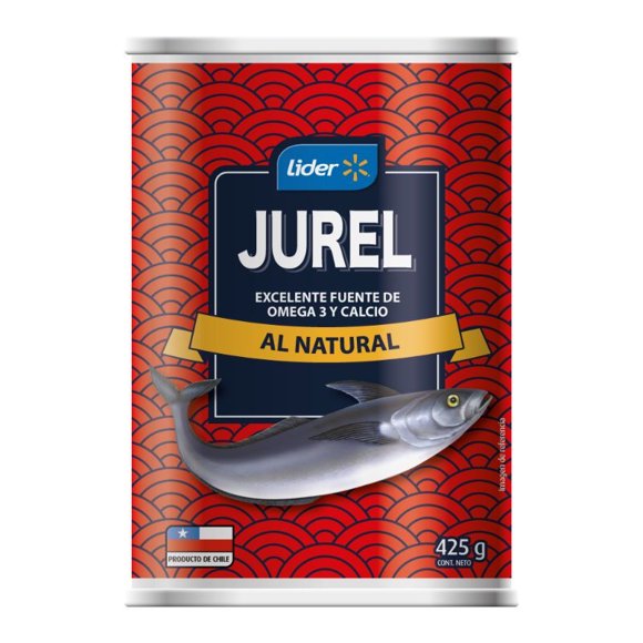 Jurel Natural Lata, Drenado 300 g - Neto 425 g