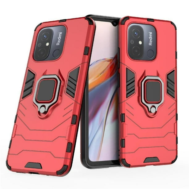 FOXDOCK Funda Antigolpes para Xiaomi Redmi 12C – Protección Total con Soporte y Diseño Robusto