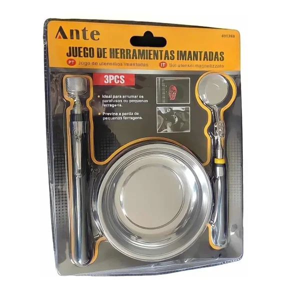Kit Juego Herramientas Imantadas 3 Pcs Para Pernos Tornillos