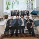 thumbnail image 2 of FALL OUT BOY (2) Conjunto de sábanas temático, trío de piezas, cómodo y amigable con la piel, diseño único, regalo de decoración para el hogar para familiares, amigos y fans, 90 cm * 190 cm, 2 of 6