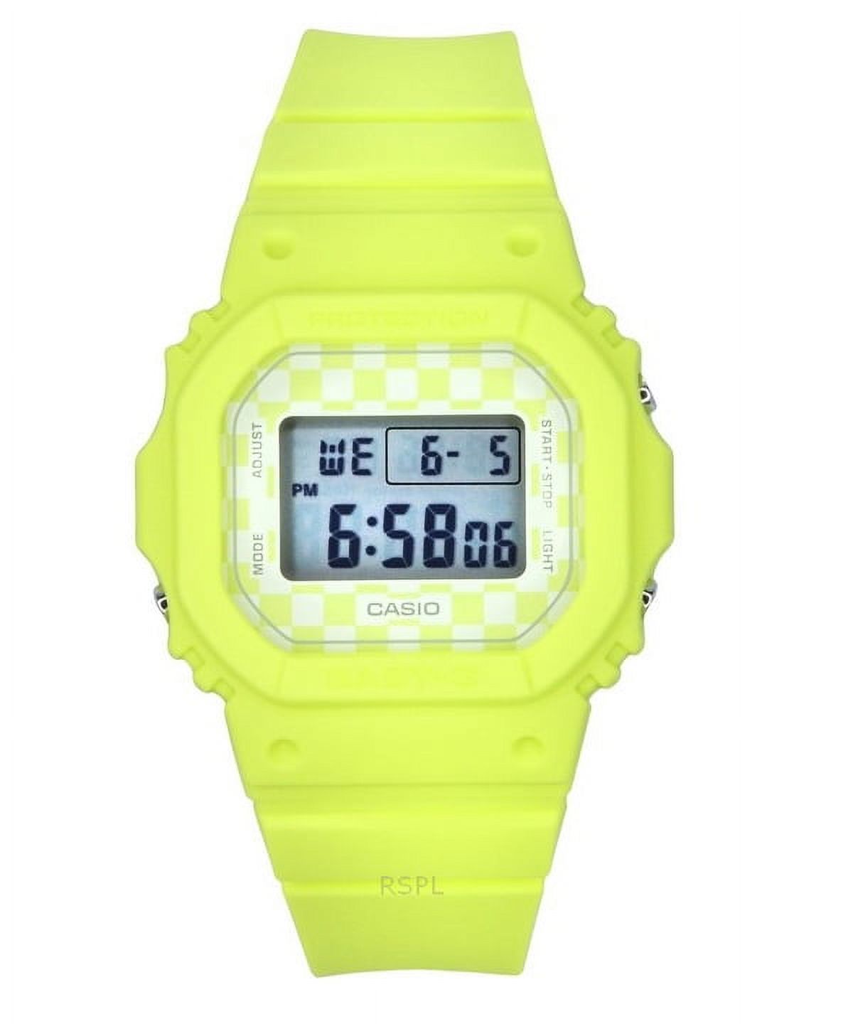 Reloj Casio Baby-G Skater Fashion Digital Light Green Resin Strap Quartz Bgd-565Gs-9 100M Women'S Watch