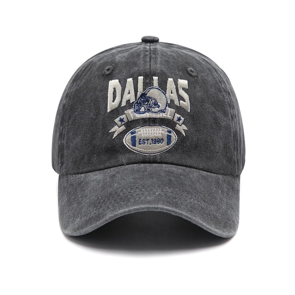 Gorra MRSAHLV de algodón 55‑59 cm con bordado de fútbol vintage
