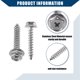 thumbnail image 4 of Unique Bargains 12 Pcs Tornillos de Cubierta de Embrague para Polaris para Ranger RZR 1000 500 570 2013-2021, 4 of 7
