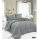 thumbnail image 2 of Cobertor Plumón Invierno Liso Cama 2 Plazas Cubre Cama Liso Chiporro Color Gris, 2 of 3
