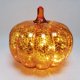 thumbnail image 2 of Vaso de mercurio Deyivela Pumpkin Light con 10 guirnaldas de luces doradas, 2 of 7
