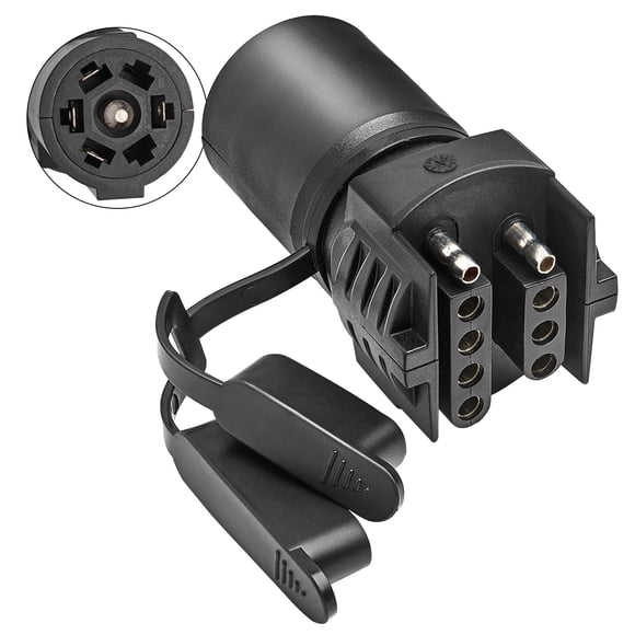 Adaptador de remolque Oyviny de 7 pines redondo a 4 pines y hoja plana de 5 pines