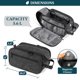 thumbnail image 4 of Neceser PAVILIA Travel Shaving Dopp Kit de piel sintética negro, 4 of 8
