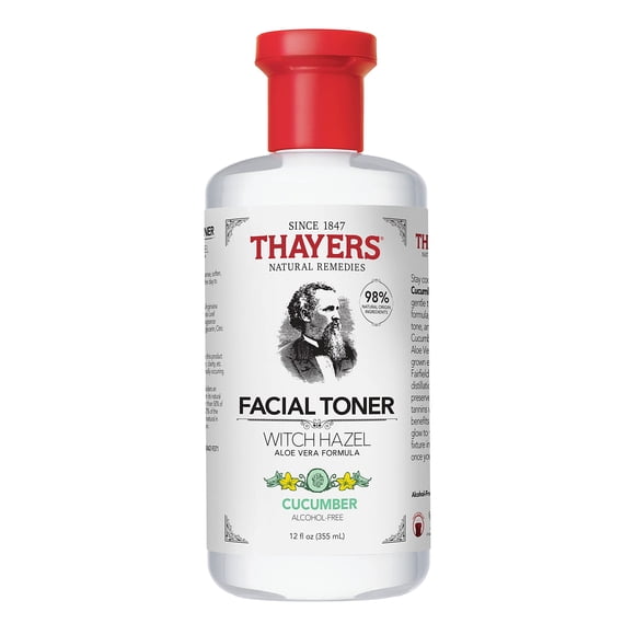 Tónico facial THAYERS sin alcohol, pepino y hamamelis, 360 ml