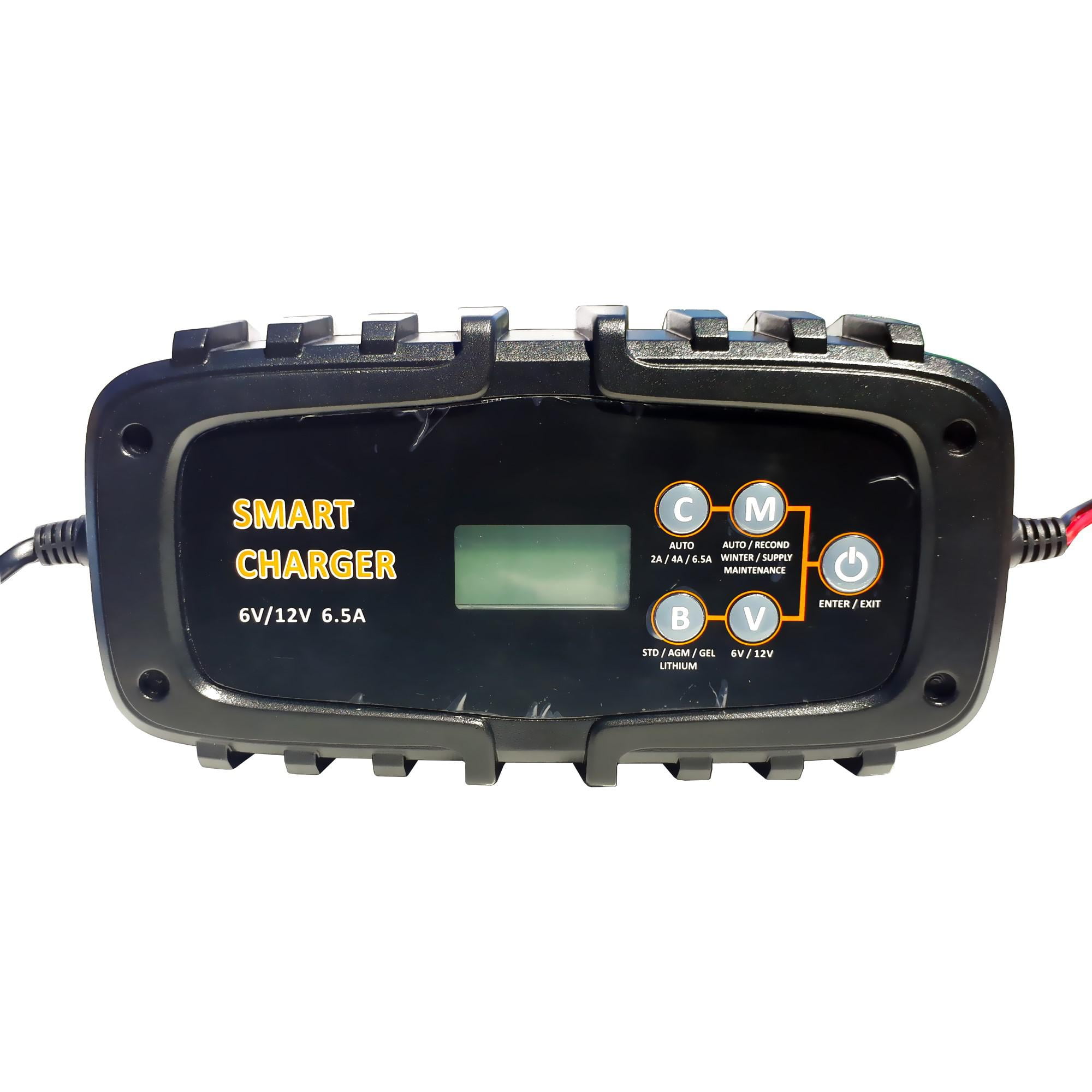 Smart - Cargador Batería Inteligente 6v-12v 6.5a