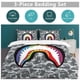 thumbnail image 5 of Hip Hop Camouflage Bape SharkBedding Sets 3 Pieces Warm Soft Duvet Cover Set for Fans Kids Teens Girls Room Decor Lightweight Breathable, 5 of 5