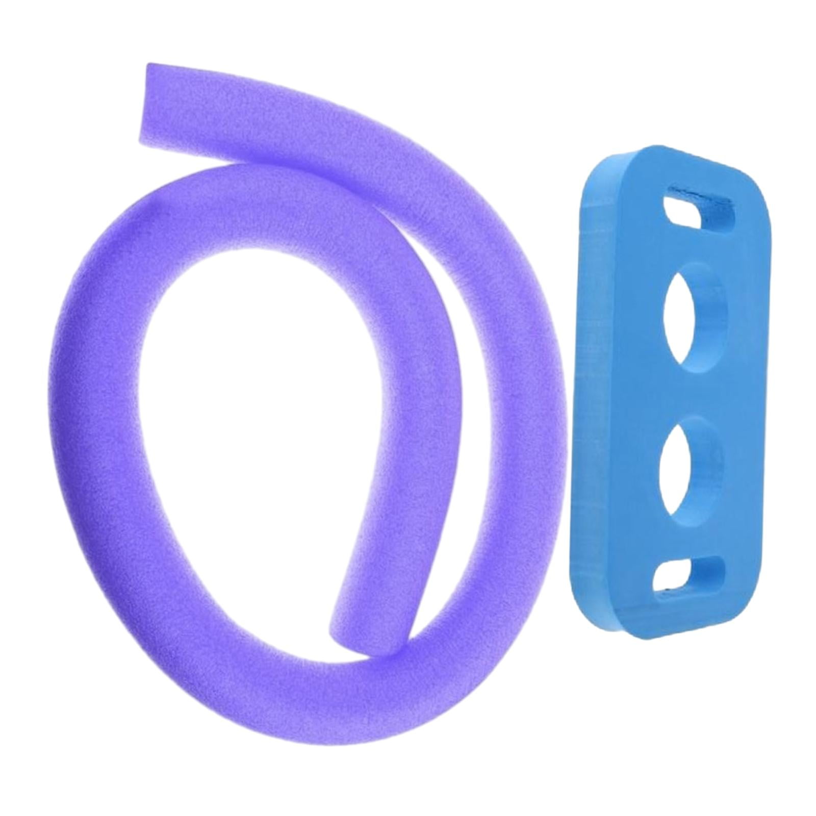 Magideal - Fideos Flotantes Para Piscina, Fideos Para Piscina Para Adultos Y Niños, Tubo De Espuma De 59 Pulgadas Con Conector Para Accesorios De Piscina Al Aire Púrpura