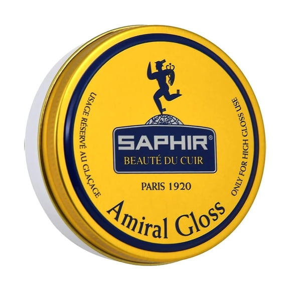 Cera para el cuidado del calzado de cuero Saphir Amiral Gloss 50 ml