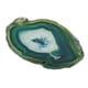 thumbnail image 1 of Colgante cristalino de la rebanada del cuarzo de 1piece 60-80m m ágata para el ornamento casero verde, 1 of 5