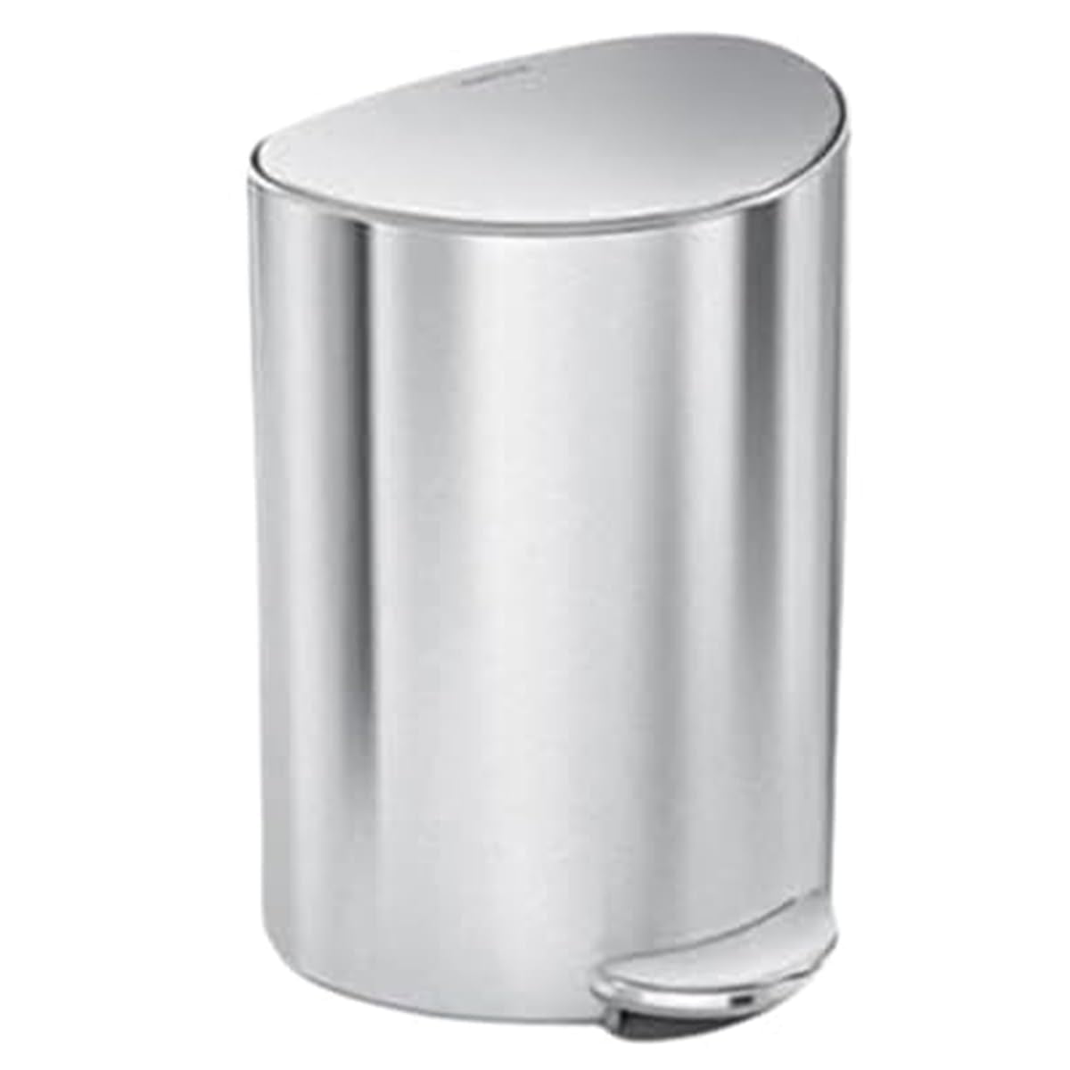 Papelera Simplehuman 6l Semi-redonda Con Pedal Acero Cepillado