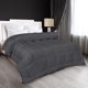 thumbnail image 4 of Ropa de cama Edredon Utopia para todas las estaciones, plumón, color gris, 4 of 7