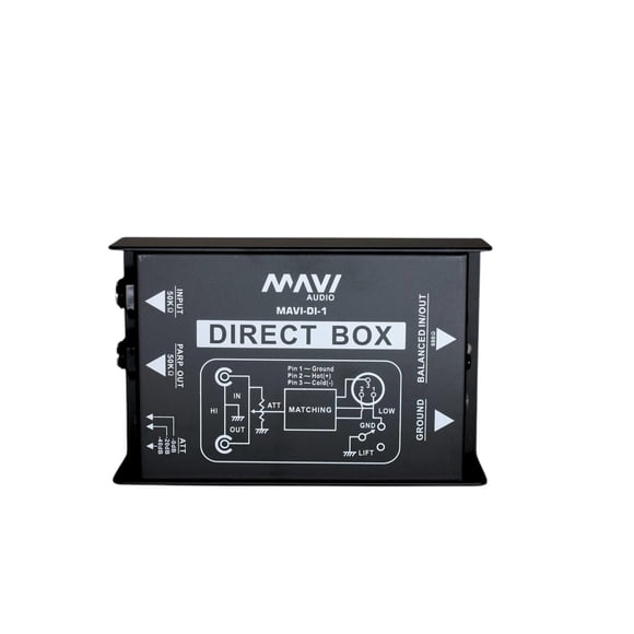 Caja Pasiva 1 Canal DI-1 Mavi