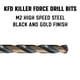 thumbnail image 4 of Juego de brocas Drill America KFD26J-SET 26 piezas HSS, 4 of 9
