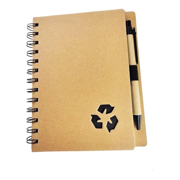 Cuaderno Tapadura Reciclado 70 Hojas 12,6 X 17,8 Garetto