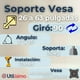 thumbnail image 2 of Soporte TV 26 a 63 Pulgadas 50Kg Soporte TV de Pared Fijo, 2 of 9
