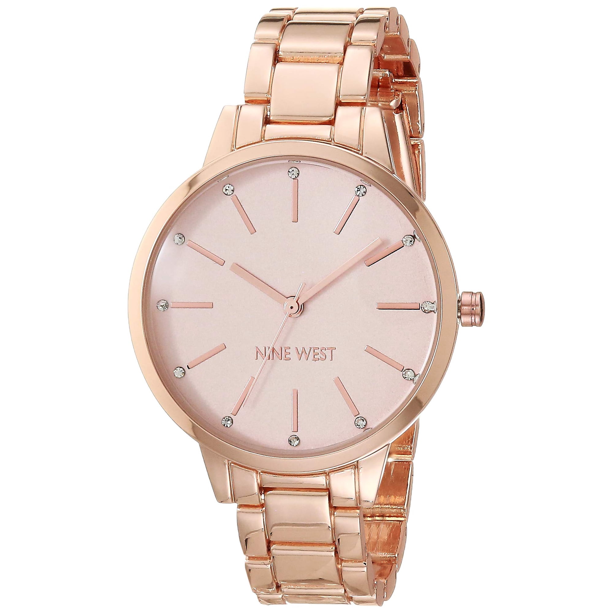 Reloj Nine West Nw/2098pkrg Para Mujer En Oro Rosa Con Correa De Metal