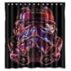 thumbnail image 1 of Cortina de ducha de Star Wars, juego de cortinas de baño con ganchos, tamaño 66 x 72 pulgadas, 1 of 3
