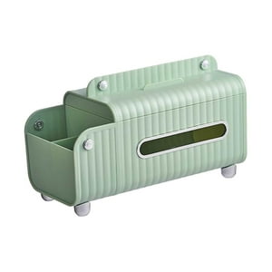 Genérico - Titular De Pañuelos Faciales Caja Dispensadora De Pañuelos Moderna Para Sala De Estar Vanity Green