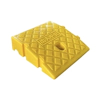 Ioensy - Rampa De Acera Práctica Rampa De Puente Para Estacionamiento Garaje Muelle De Carga Altura 7 Cm Color Amarillo