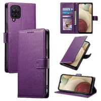 Funda Para Foxdock Samsung Galaxy A12– Cuero Premium, 3 Ranuras Para Tarjetas, Protección Contra Impactos