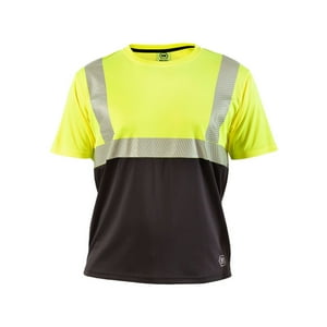 Hardwork - Polera Reflectiva Hw Amarillo Fluor Manga Corta