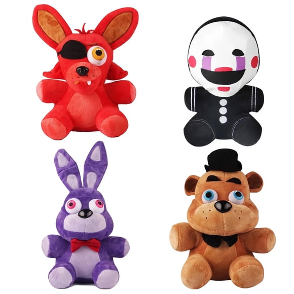 Peluches PLIIMONA Set de 4 piezas – Animales de horror 20 cm