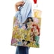 thumbnail image 4 of Disney Princess Bolso de tela con estampado de lienzo para mujer, bolsa de compras reutilizable y estética, con cremallera interior, regalo para mujer, 35 × 40 cm., 4 of 6