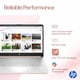thumbnail image 4 of Ordenador portátil HP Ultrabook de 8 GB de RAM y 1,1 TB de almacenamiento, Windows 11, oro rosa, 4 of 8