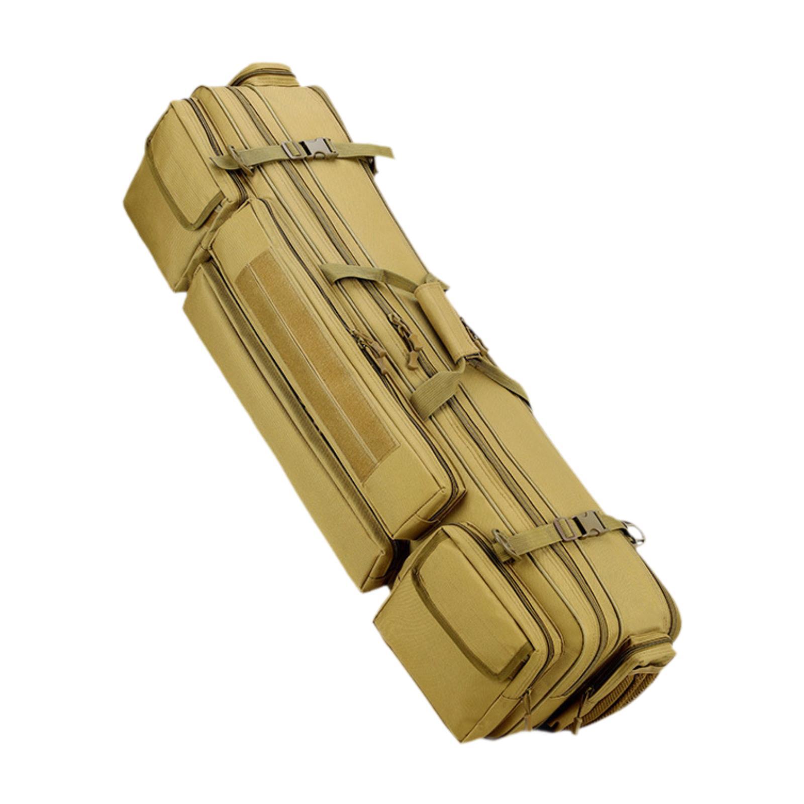 Ioensy - Soporte De Caña De Pesca Herramientas De Pesca Bolsa De Almacenamiento Organizador De Transporte De 120 Cm Khaki