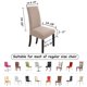 thumbnail image 5 of Fundas para sillas de comedor NORTHERN BROTHERS, juego de 6 unidades, color caqui, 5 of 7