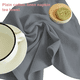 thumbnail image 3 of Servilletas de algodón turco (suaves y cómodas) Servilletas de lino duraderas | Servilletas reutilizables para la cena, 3 of 5