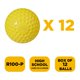 thumbnail image 3 of Softball Furlihong 30 cm 187 g (12 unidades) con superficie con hoyuelos, 3 of 6