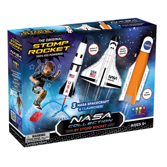 Rocket Launcher Stomp Rocket Space Collection para niños mayores de 5 años