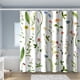 thumbnail image 1 of Transform Your Bathroom with our Botanical Watercolor Floral Shower Curtain Set - Includes 12 Hooks for Easy Installation!, 1 of 5